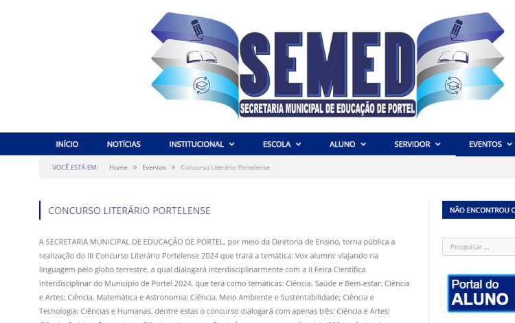 Concurso literário é realizado pela SEMED Portel